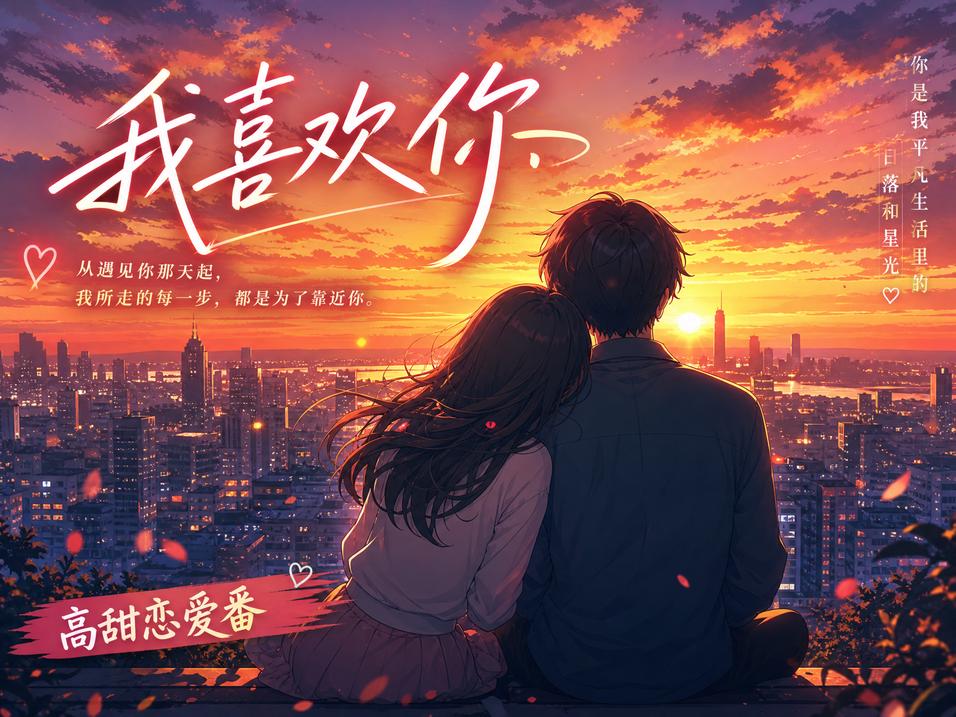 抖音风动漫-城市夜语高甜恋爱动漫